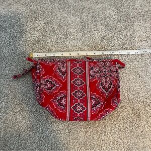 Vera Bradley Frankly Scarlet Retired Pattern Cosmetic Bag